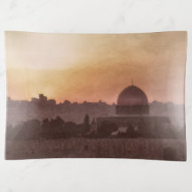 Glass Tray Old Jerusalem w/Dome of the Rock