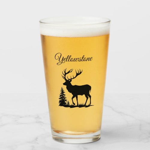 Glass Tumbler_Yellowstone Elk
