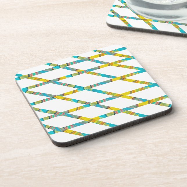 glass underside beverage coaster (Left Side)