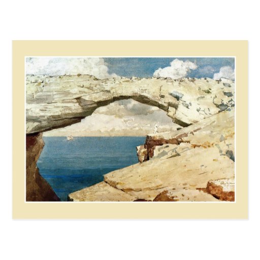 Glass Window, Bahamas by Winslow Homer Postcard | Zazzle