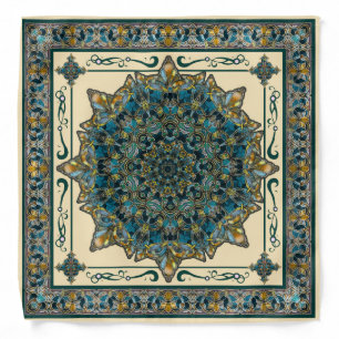 Glass Window Framed Mandala Bandana