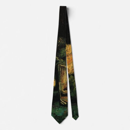 Glass with Roses by Vincent van Gogh Tie