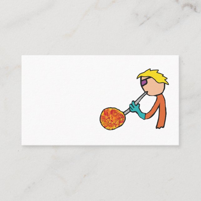 Glassblowing Business Card (Front)