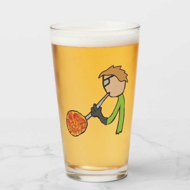 Glassblowing Glass (Front Filled)