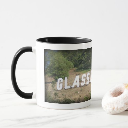 Glassellland Hollywood Sign in Glassell Park, California Combo Mug