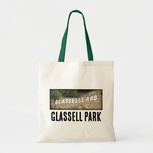 Glassellland Hollywood Sign in Glassell Park, California Tote Bag
