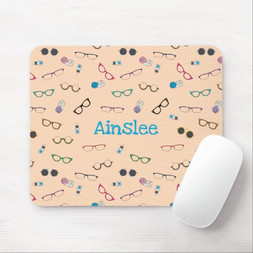Glasses and Contact Lenses Mouse Pad