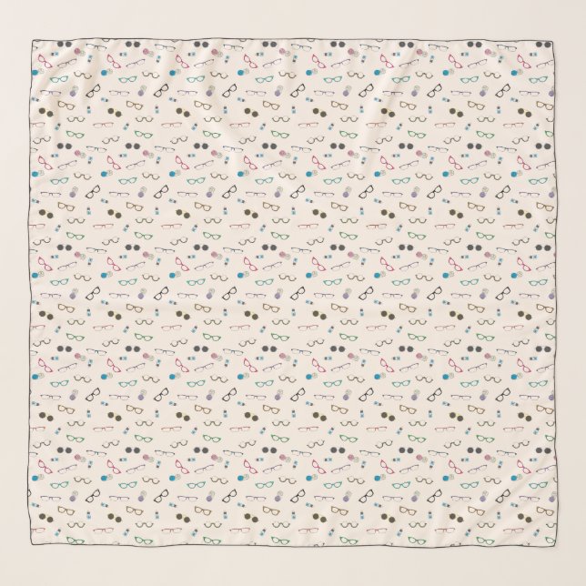 Glasses and Contact Lenses Scarf (Front)