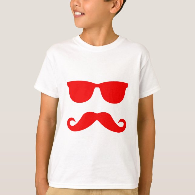 Glasses and Mustache T-Shirt (Front)