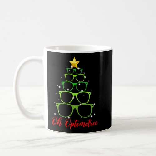 Glasses Christmas Tree Oh Optometree Optometry Opt Coffee Mug