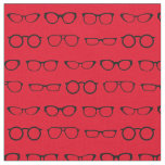 Glasses Cute Optician Black and Red Fabric