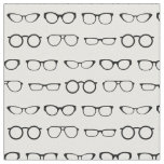 Glasses Cute Optician Black and White Fabric