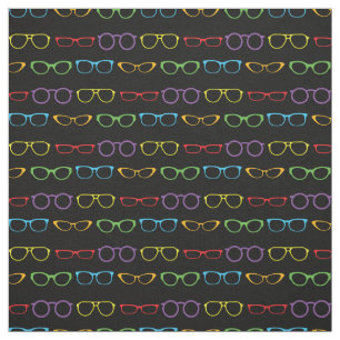 Glasses Cute Optician Rainbow Fabric