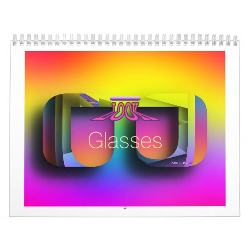 Glasses Design  Calendar
