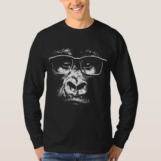 Glasses Gorilla T-Shirt (Front)