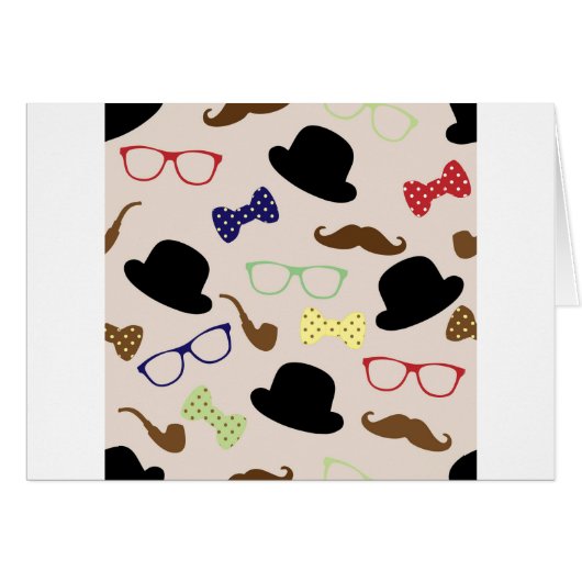 Glasses, Hats and Mustache Cards (Front Horizontal)