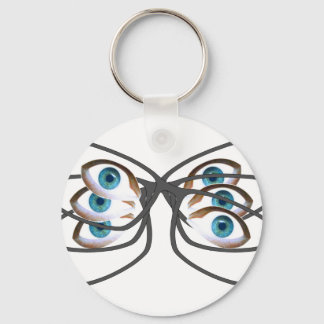 Glasses Image Keychain
