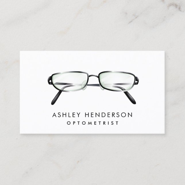 Glasses | Optician Business Cards (Front)