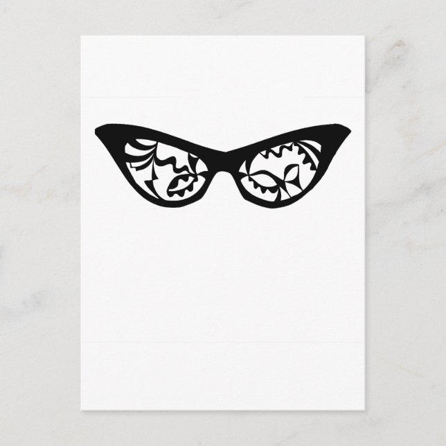 Glasses Postcard (Front)