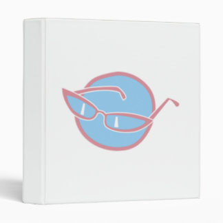 Glasses Retro Fashion 3 Ring Binder