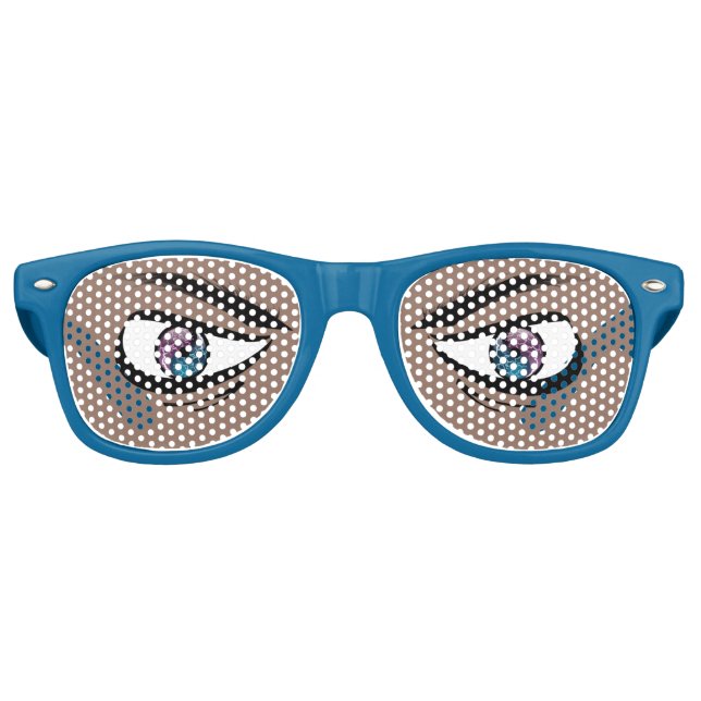 Glasses With Lightning Eyeballs (Front)