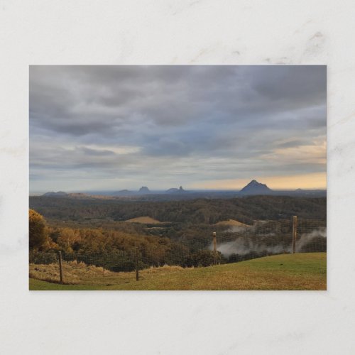 Glasshouse Mountains Queensland  Postcard