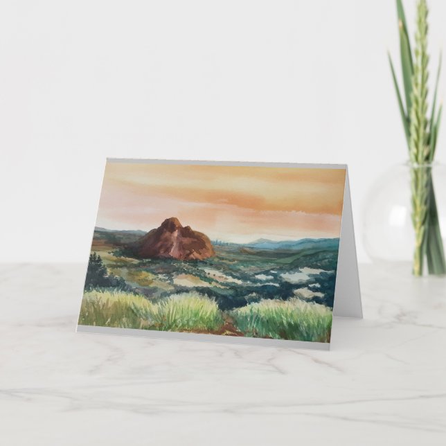 Glasshouse Mountains View  Announcement (Front)