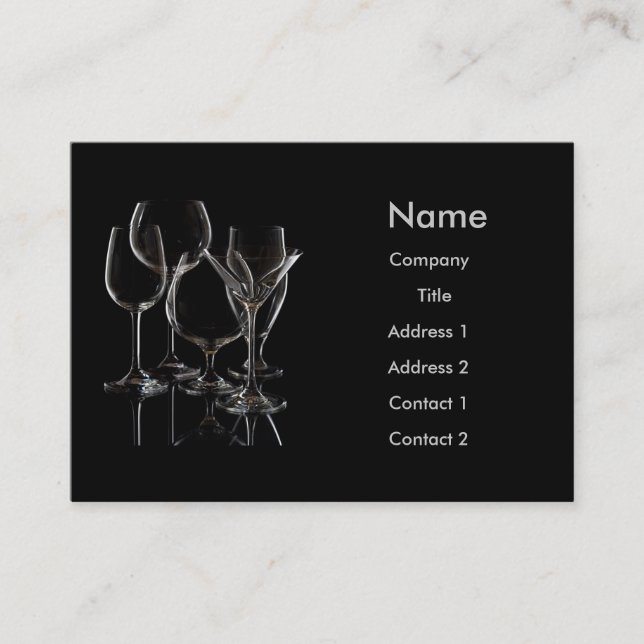 Glassware Business Card (Front)