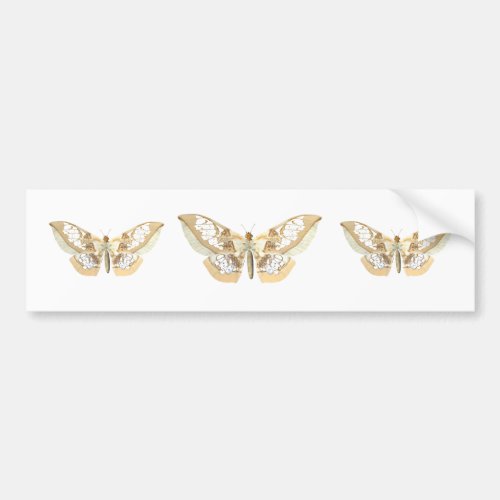 GlassWing Butterfly Bumper Sticker