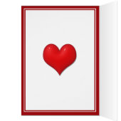 Glassy Red Heart Cards (Inside (Left))