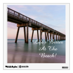 Glassy Waters At Panama City Beach Pier Wall Decal
