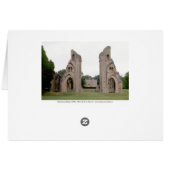 Glastonbury Abbey (1970s) Cards (Back Horizontal)