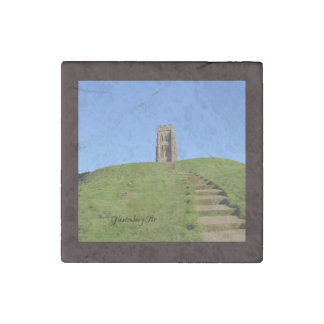 Glastonbury Tor Somerset England Photo Stone Magnet