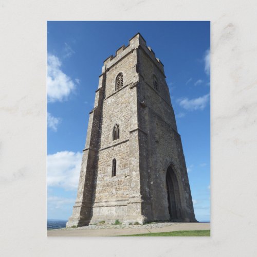 Glastonbury Tor Tower Postcard