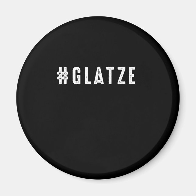 Glatze Alopecia Baldness Hair Loss Balding Gift Magnet (Front)