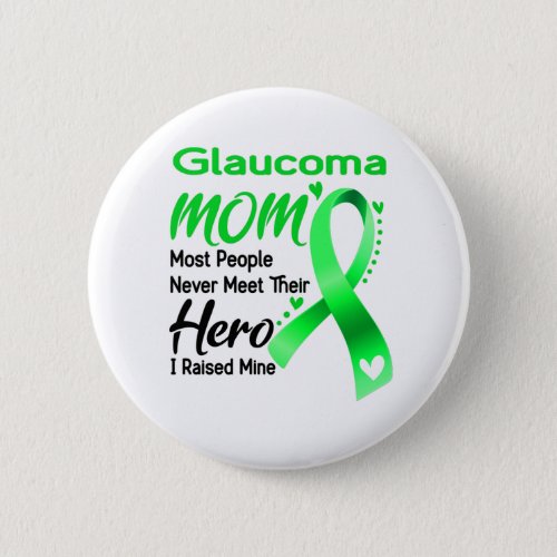 Glaucoma Awareness Month Ribbon Gifts Button