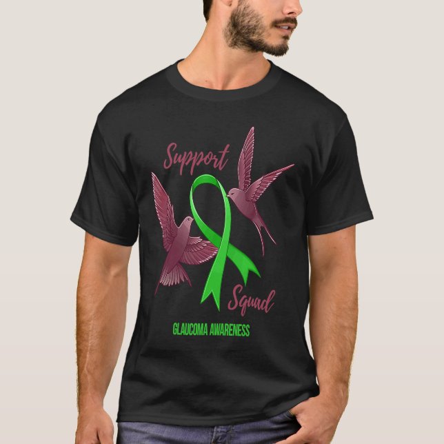 Glaucoma Awareness Support Squad T-Shirt (Front)