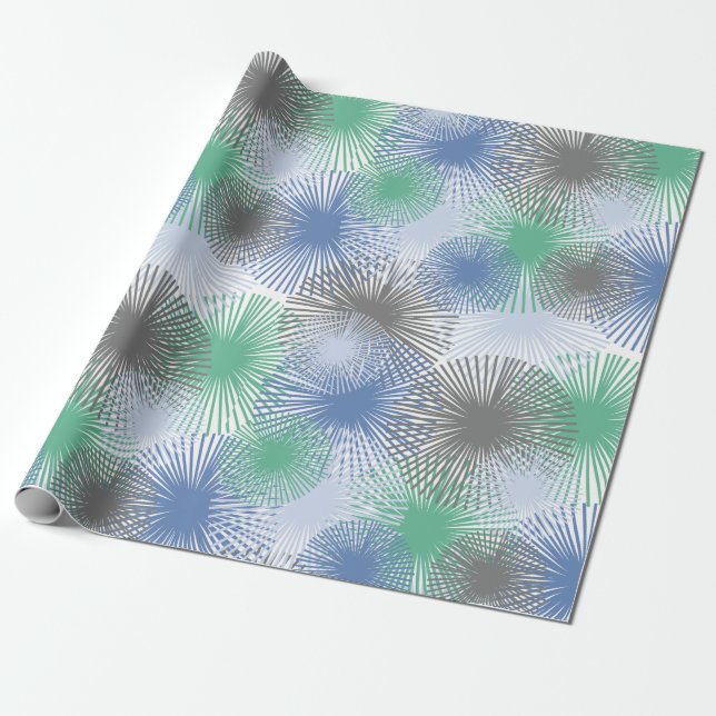 Glaucous Stars Wrapping Paper (Unrolled)