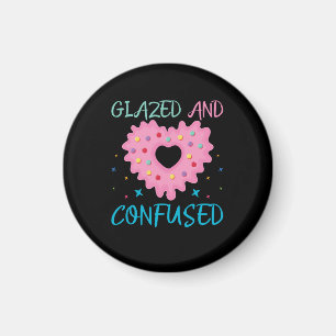 glazed and confused donut magnet