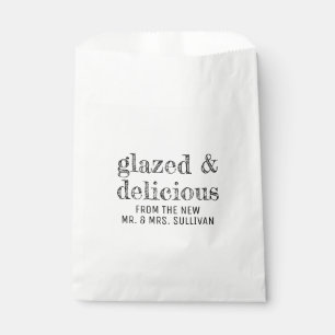 Glazed and Delicious Wedding Donut Favor Bag