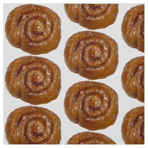 Glazed cinnamon roll fabric