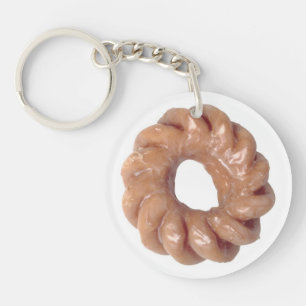 Glazed Donut Keyrchain Keychain