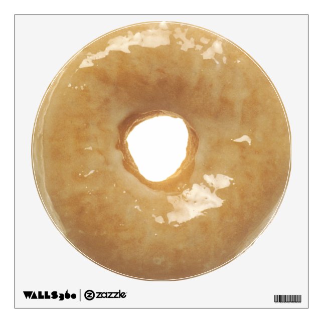 Glazed Donut Novelty Wall Decal (Front)