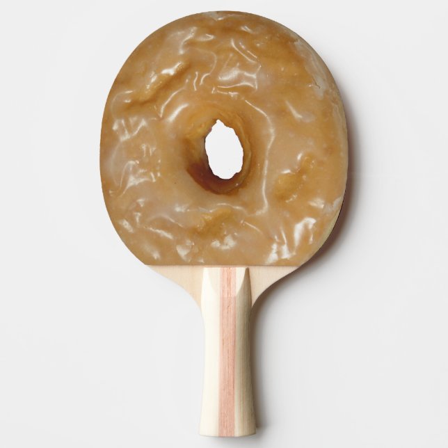 Glazed donut ping pong paddle (Front)