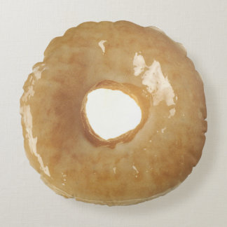 Glazed Donut Round Pillow