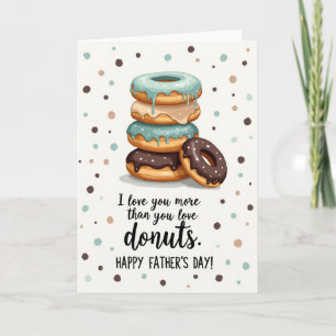 Glazed Donuts Fathers Day Card