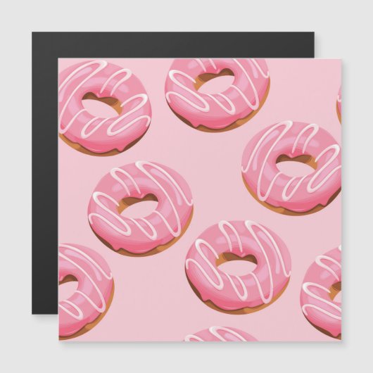 Glazed Donuts Seamless Background (Front/Back)