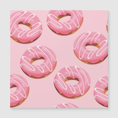 Glazed Donuts Seamless Background