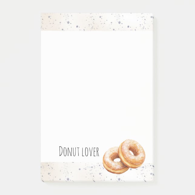 Glazed Donuts Sweet Treats Post-it Notes (Front)