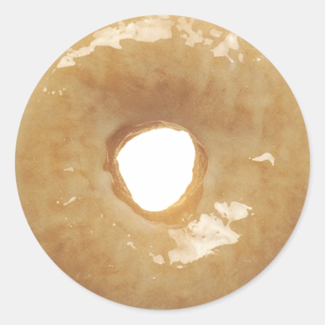 Glazed Doughnut  Stickers (Front)